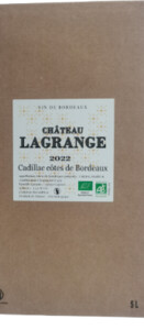 Cadillac Côtes Bordeaux BIB - Rouge - 2022 - Chateau Lagrange