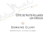 Domaine Cluny - Côte de Nuits Village Les Créoles - Rouge - 2019