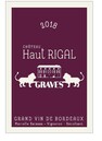 Château Haut Rigal  - Le Graves de - Rouge - 2019