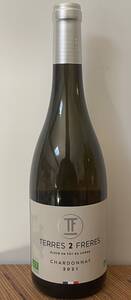 CHARDONNAY ÉLEVÉ EN FÛT - Blanc - 2021 - terres 2 freres