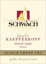 Domaine François Schwach - Domaine François Schwach PREMIUM Pinot Gris Grand Cru KAEFFERKOPF - Blanc - 2016