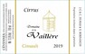 Domaine de la Vaillere  - Cirrus • Cinsault - Rouge - 2019