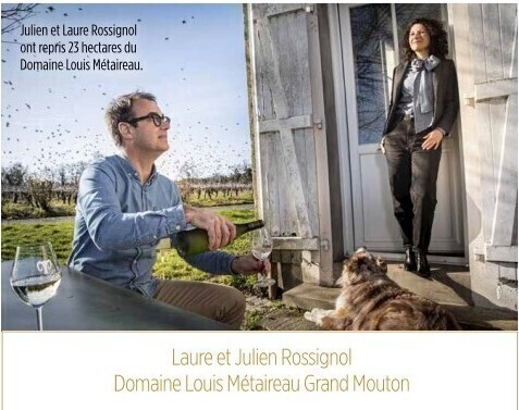 Domaine Louis Metaireau Grand Mouton Loire Les Grappes J rossignol, c boyer, r thinard, s remy, as dugast, d dubayle, nd dey rd wyse, gl dunbar, j rossignol. les grappes